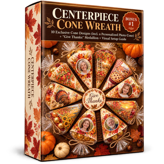 Centerpiece Cone Wreath